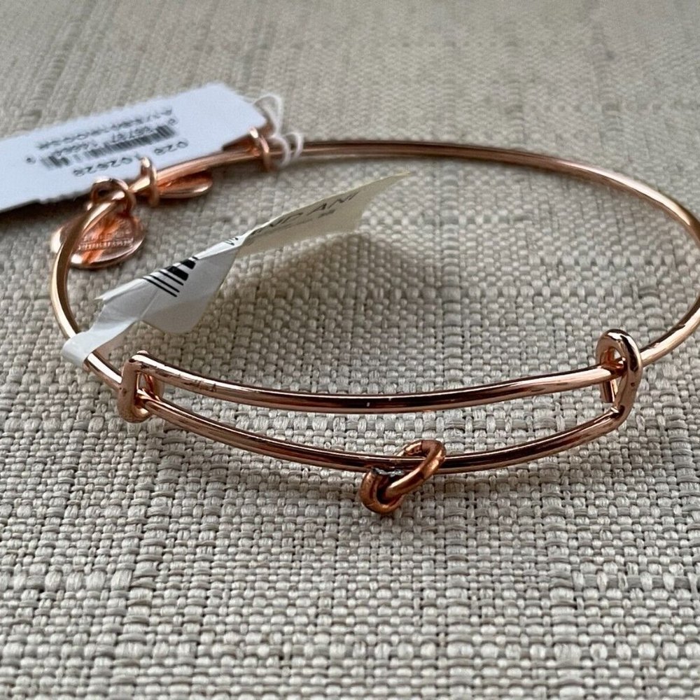 Alex And Ani Women Bracelet Gold Tone Fashion Wristband Jewelry New defect - Picture 6 of 7